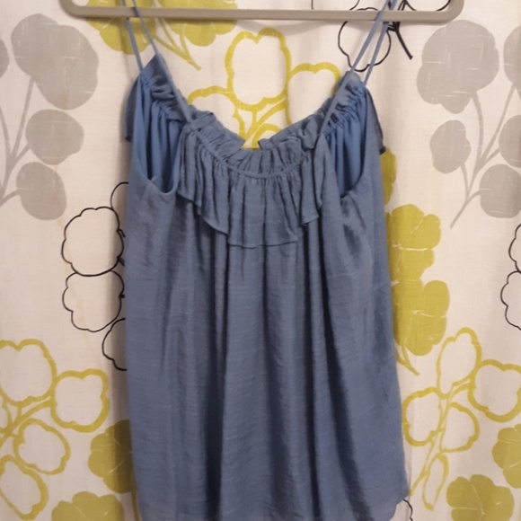 Ruffle Tank with tie - Picture 3 of 4